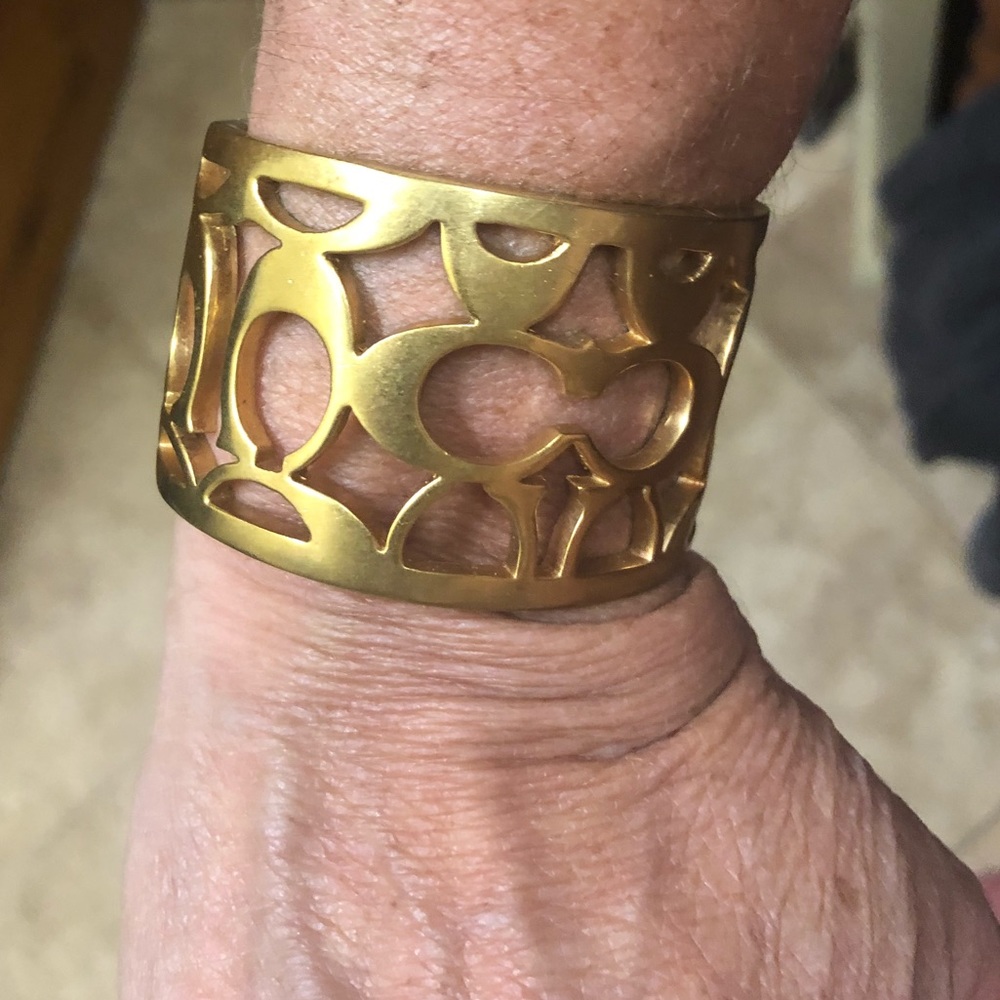 Vintage Coach cuff bracelet - Picture 2 of 6
